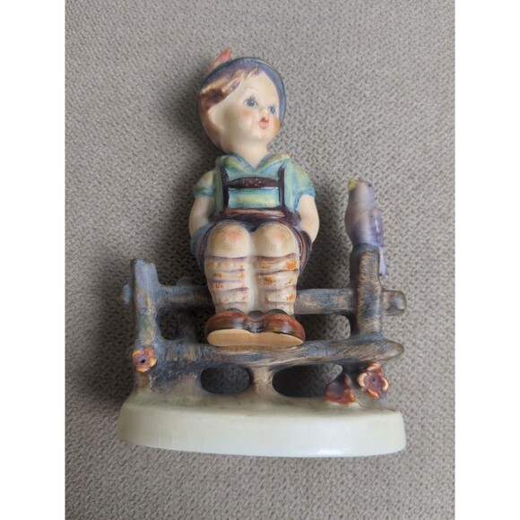 Hummel figurine Hum 111/3/0 "Wayside Harmony" TMK 1 * Crown mark * yellow socks - Picture 1 of 16